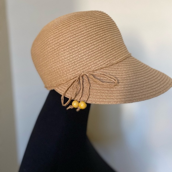 Augus T. Natural Color Paper Sun Hat - Picture 2 of 4